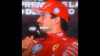 Leclerc swearing press conference f1 f1shorts f1edit leclerc ferrari [upl. by Axe628]