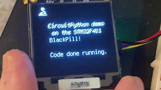 STM32F411 BlackPill supports CircuitPython [upl. by Bowen]