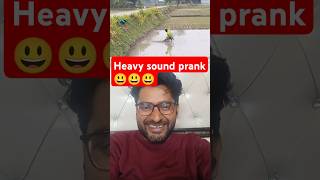 Heavy sound prank funny comedy  loud sound prank [upl. by Einomrah]