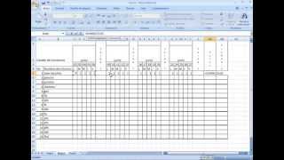 formato de asistencia en excel [upl. by Geri]