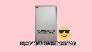 DROP TEST OF CHINESE TABLETFATIMA ASIMSHORTS DONT BUY THIS MODEL☹😡 [upl. by Rex155]