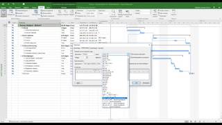 Microsoft Project 2016  Weeknummers weergeven [upl. by Giffard375]
