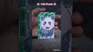 Cute Panda drawing 🐼😍 panda viralvideo cute cutepandadrawing art shorts drawing diwali [upl. by Alexandro]