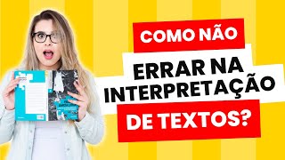 COMO SE SAIR BEM EM INTERPRETAÇÃO DE TEXTO Exercícios Resolvidos  Professora Pamba [upl. by Allesiram]