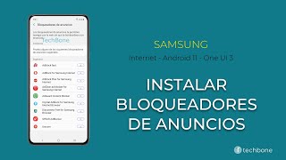 Bloqueadores de anuncios  Internet Samsung Android 11  One UI 3 [upl. by Hubie169]