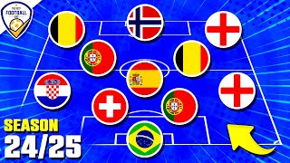 GUESS THE FOOTBALL TEAM BY PLAYERS’ NATIONALITY  SEASON 20242025  FOOTBALL QUIZ 2024 [upl. by Dalt]