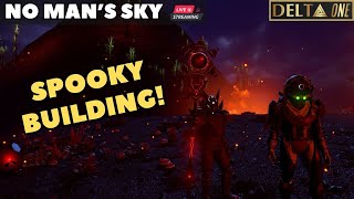 No Mans Sky Spooky Building  LIVE [upl. by Lyreb]