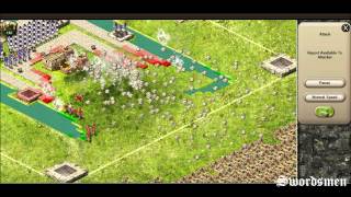 Stronghold Kingdoms Tutorial  Swordsmen vs Pikemen Health [upl. by Lav]