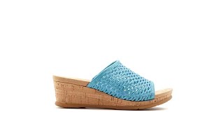 Baretraps Flossey Woven Wedge Slide [upl. by Belden]