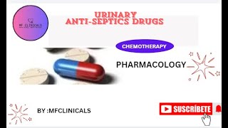 DRUGS FOR URINARY ANTISEPTICS mbbs pharmacology [upl. by Ahoufe]