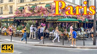 Paris France 🇫🇷  Paris Summer 2023  4K HDR Walking Tour  Paris 4K  A Walk In Paris [upl. by Nilhtac625]