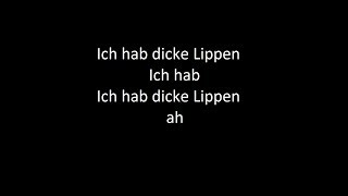 Katja Krasavice  Dicke Lippen LYRICS [upl. by Abigael231]