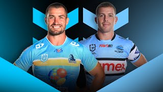 NRL 2024  Titans v Sharks Round 23  Match Preview [upl. by Ailadgim]