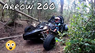 2019 Arrow 200 quotAriel Atom 200cc Off Road Gokartquot In Action KID TESTED [upl. by Gerdy]