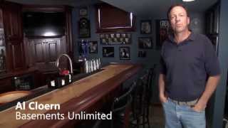 Custom Bar Features Ohio Basement Remodeling Dublin Ohio [upl. by Namaan]