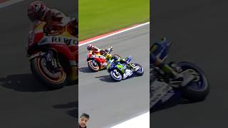 Rossi vs Marquez😱 motogp rossi motogpaustria motogpcarriere mm2 racing motorsport tuscangp [upl. by Aehtna571]