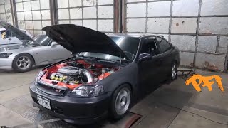 V6 powered Civic More Motor than Car [upl. by Elehcor502]