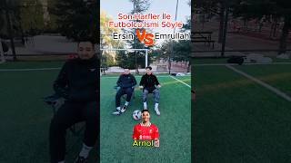 Son Harfler İle Futbolcu Söyle😇 worldcup fifa fifaworldcup music football futbol funny [upl. by Kilk584]