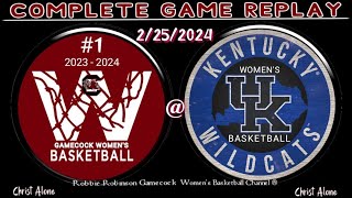 1 South Carolina Gamecocks Womens Basketball vs Kentucky Womens Basketball 22524  FULL GAME [upl. by Alletneuq]