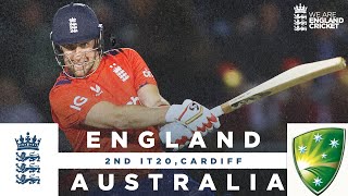 Livingstone Smashes Stunning 87  Highlights  England v Australia  2nd Men’s Vitality IT20 2024 [upl. by Zacarias]