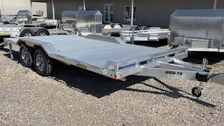 Aluma Trailers WB16 Drive Over Fender Car Hauler [upl. by Adarbil]