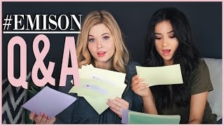 Emison QampA Pt 1 with Sasha Pieterse  Shay Talk [upl. by Barna500]