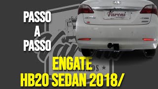 COMO INSTALAR ENGATE REBOQUE HB20 SEDAN [upl. by Mccormac230]