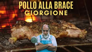 POLLO ALLA BRACE  Le ricette di Giorgione [upl. by Emlyn]