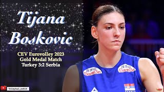 Tijana Boskovic│ Superstar │37 points │Turkey vs Serbia │ CEV EuroVolley 2023 Women Gold Medal Match [upl. by Zacharia]