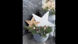 🌸 tolle Ideen für Adventsdeko Outdoor [upl. by Anirrak846]