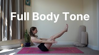 Full Body Tone  20 Minute Toning Yoga Flow [upl. by Edbert93]