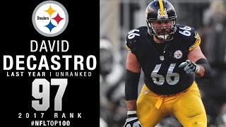 97 David DeCastro G Steelers  Top 100 Players of 2017  NFL [upl. by Eiroc784]