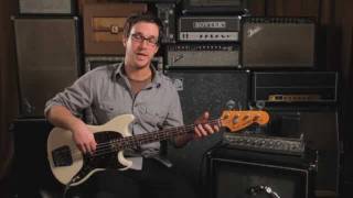 How to Play a Diminished Triad  Bass Guitar [upl. by Slen]