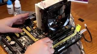 How to install a Cooler Master Hyper 212 EVO on Intel 1150 [upl. by Stempien]