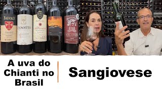 Sangiovese degustei às cegas 4 brasileiros e 1 Chianti [upl. by Ahsirtap440]