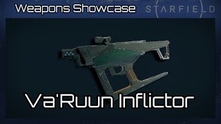 Starfield Weapons Showcase  VaRuun Inflictor [upl. by Trebbor928]