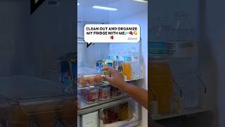 Clean out amp organize my fridge🧼🍇🍓cleaning asmr organize shorts fridgeorganization momlife [upl. by Herod]