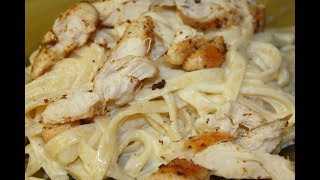 Chicken Fettuccine Alfredo  Its Mukbang Time [upl. by Ikin345]