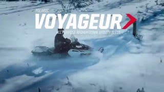 2017 Polaris Voyageur Commercial Polaris Snowmobiles [upl. by Dnaltruoc]