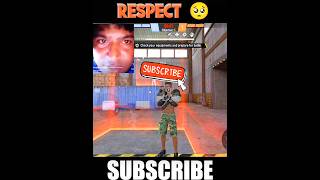 Respect🥺Adam adam sad freefire ktrindiagamer ktrraiff tondegamer totalgaming [upl. by Aynekal]