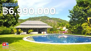 HS0168  Balinese style villa in quiet location with mountain views Hua Hin [upl. by Yelsek]