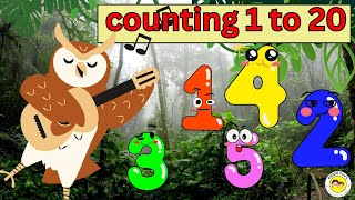 quot🎶 1 to 20 Number Song for Kids  Fun amp Catchy Counting Song for Toddlers amp Preschoolers 🎵quot [upl. by Aurlie299]