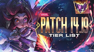 1419 MID LANE TIER LIST [upl. by Simah173]