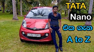 TATA Nano Comprehensive Review In Sinhala By Ravindra R Gallege [upl. by Lesnah]