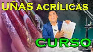 Aprende Aplicar UÑAS de ACRÍLICO Paso a Paso Sellado de Cuticula 2025 Curso GRATIS Uñas [upl. by Nairbal]