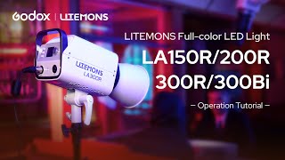 Godox LA150R LA300Bi and LA300R Litemons LED Lights [upl. by Fiertz]