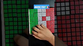 Making Italy 🇮🇹 Whats next⁉️ italy cubing shorts [upl. by Ahsimik]