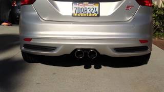 2014 Focus ST MK3 Mountune Catback Exhaust [upl. by Marmawke]