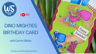 Whimsy Stamps Live Stream Coloring Dies to Create Fun Scenes [upl. by Ahsikahs]