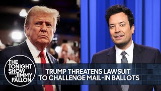 Trump Threatens Lawsuit to Challenge Mailin Ballots 8YearOld Girl Drives Herself to Target [upl. by Darrill]